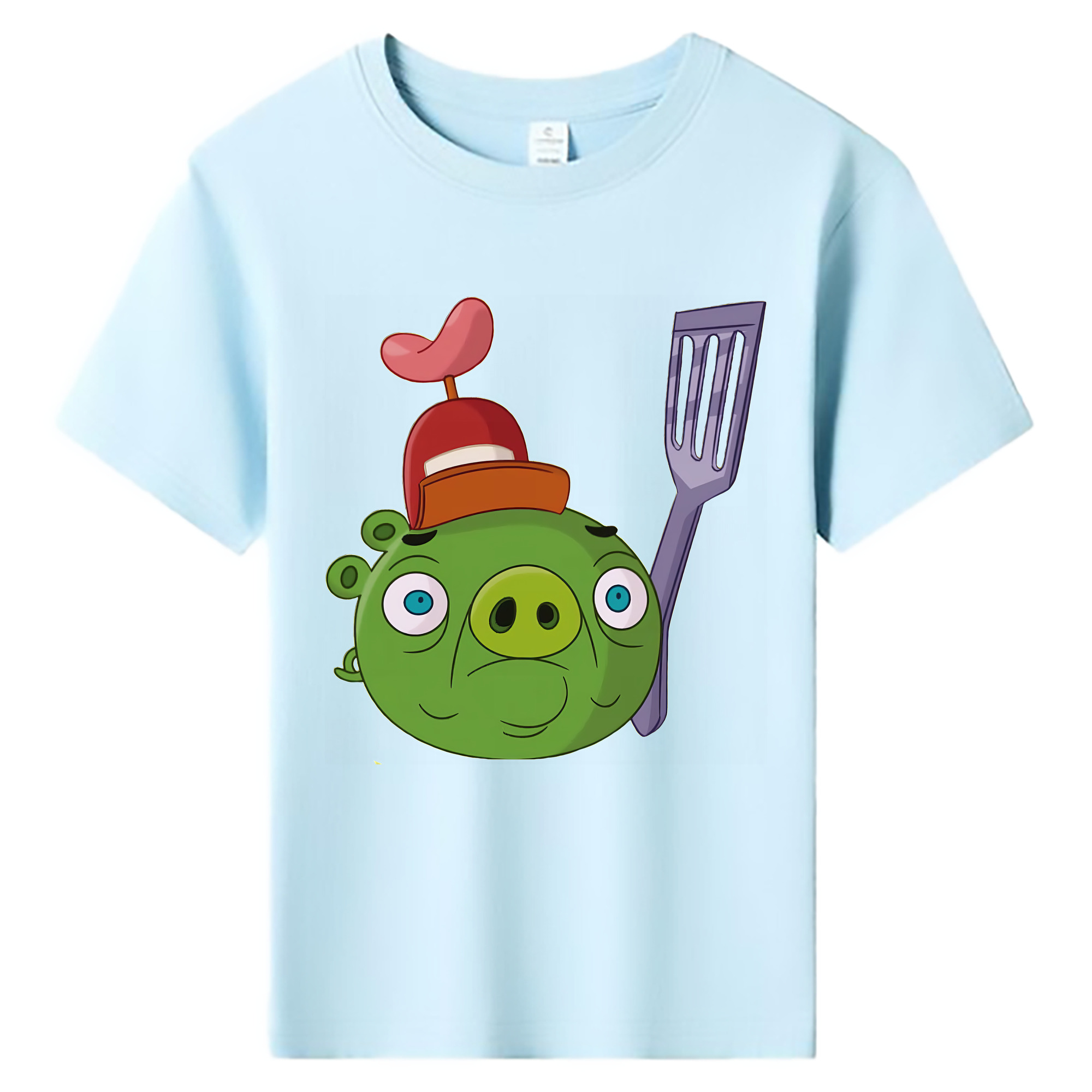（画像用） Angry Birds アングリーバード 綿100％キッズTシャツ（フロントプリント）